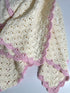 Kids and Babies' Crochet Blanket, kids room deco, kids gift, worsted wool and cotton blend